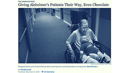 Giving Alzheimer’s Patients Their Way, Even Chocolate